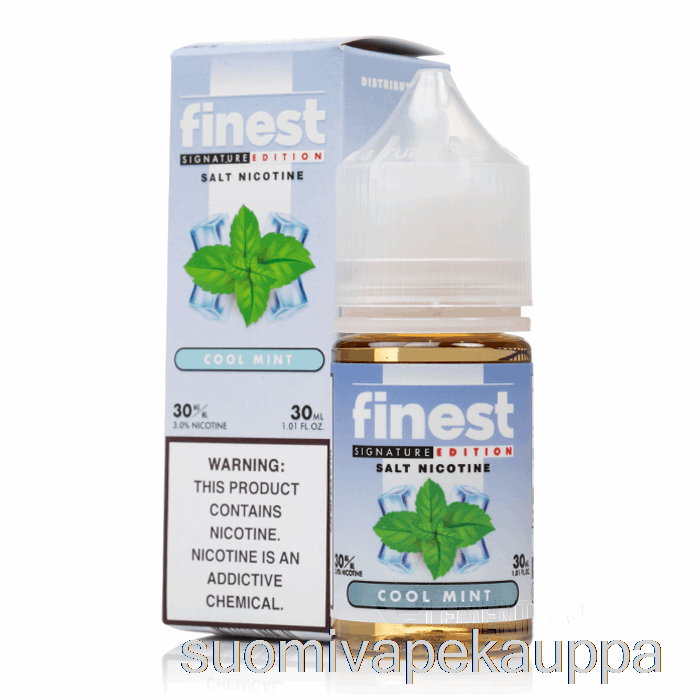 Vape Netistä Cool Mint - Hienoin Signature Edition Suola Nic - 30ml 30mg